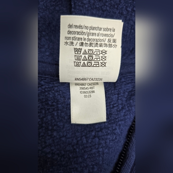 Victoria’s Secret PINK Everyday Women's Full Zip Hoodie Sweatshirt X-Small Blue - Picture 14 of 14